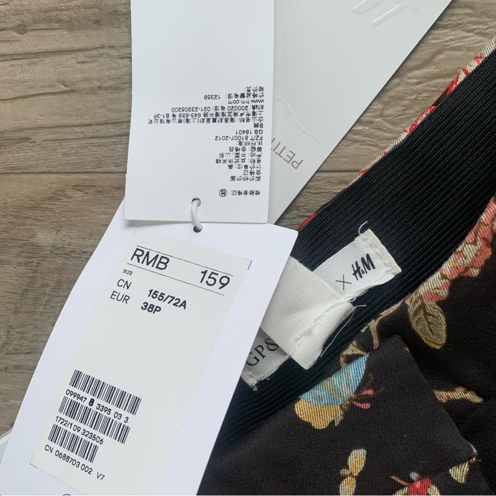 GP & Baker x H&M Floral Birds Print Slacks Pants - Picture 4 of 16